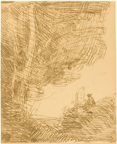Der Dichter und seine Muse von Jean-Baptiste-Camille Corot