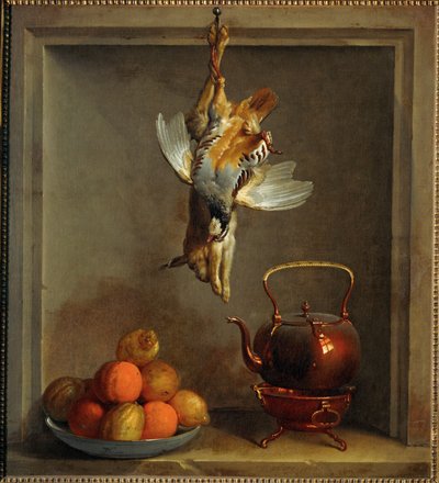Stillleben mit Früchten und Wild von Jean Baptiste (school of) Oudry