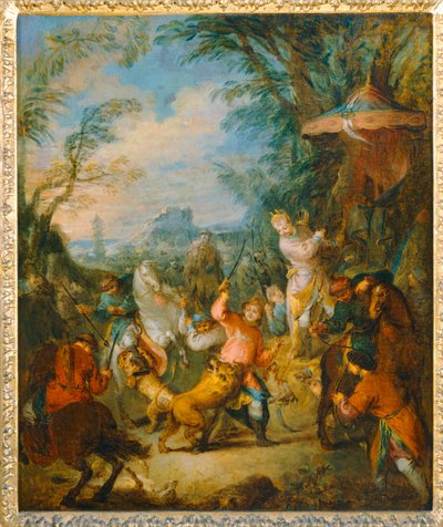 Chinesische Jagd von Jean-Baptiste Joseph Pater