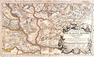 Ungarn (Komitat: Somogy, Baranya, Tolna, Bács-Kiskun, Csongrád, Békés), Rumänien (Komitat: Arad, Alba, Hunedoara, Timiș, Caraș-Severin), Nord-Serbien, Kroatien (Komitat: Vukovar-Syrmien, Osijek-Baranja, Brod-Posavina) von Jean Baptiste Nolin