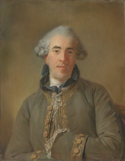 Porträt von Théophile Van Robais von Jean-Baptiste Perronneau