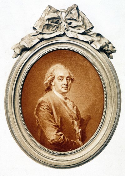 Porträt von Charles Claude de Flahaut de la Billarderie (1730-1809), Graf von Angiviller von Weygler von Jean Baptiste Weyler