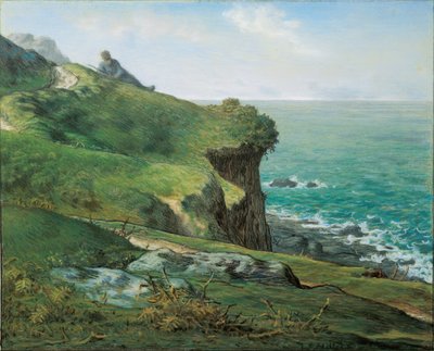 Klippen von Gréville von Jean-Francois Millet