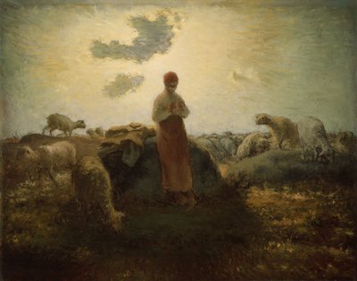Der Hüter der Herde von Jean Francois Millet