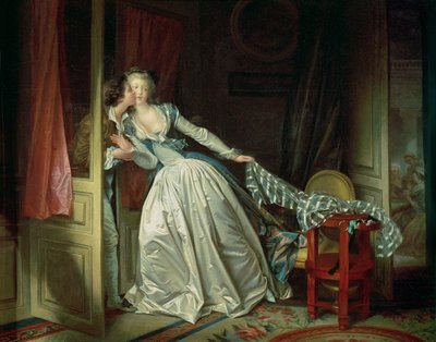 Der gestohlene Kuss von Jean-Honore Fragonard
