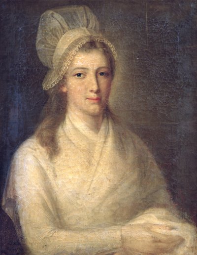 Charlotte Corday (1768-93) von Jean Jacques Hauer