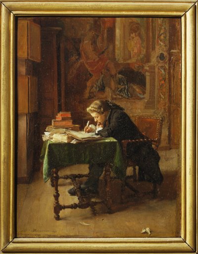 Junger Mann bei der Arbeit von Jean-Louis Ernest Meissonier