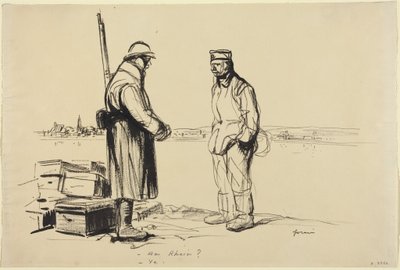 -Am Rhein? -Ja. von Jean-Louis Forain