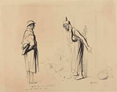 -Was wollen Sie?  -Die "Louis" von 1871 von Jean-Louis Forain
