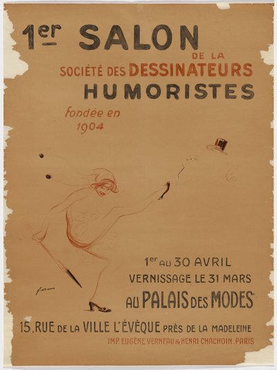 1. Salon der Humoristen, Palais des Modes von Jean-Louis Forain