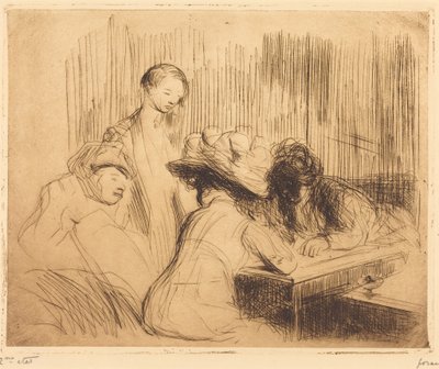 Ein Caboulet in Montmartre von Jean-Louis Forain
