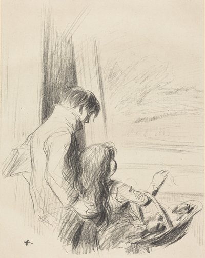 Ein Bild von Papa! (1. Tafel) von Jean-Louis Forain