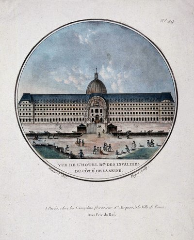 Les Invalides, Paris von Testard, 19. Dezember von Jean (after) Testard