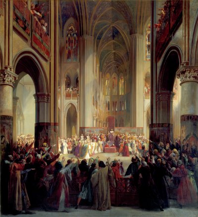 Generalstände von Paris, 1328, Mitte 19. Jahrhundert von Jean Alaux