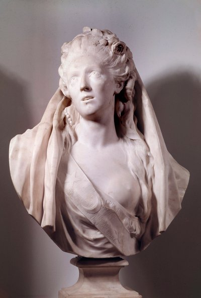 Büste von Sophie Arnould, Sängerin, dargestellt in der Rolle der Iphigenie von Jean Antoine Houdon