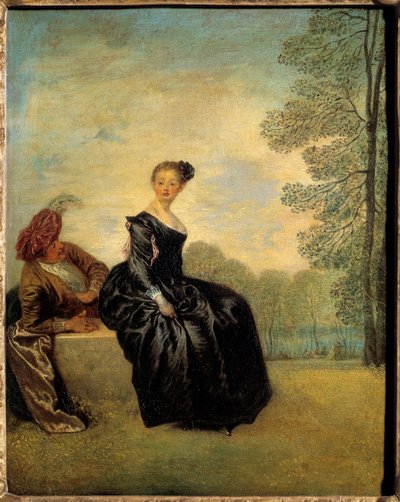 Der Pudel von Jean Antoine Watteau