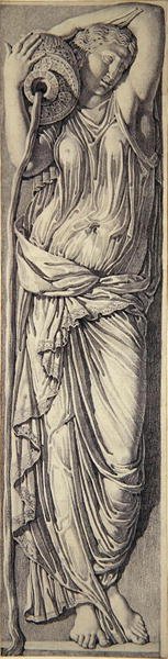 Eine Nymphe von Jean Auguste Dominique Ingres