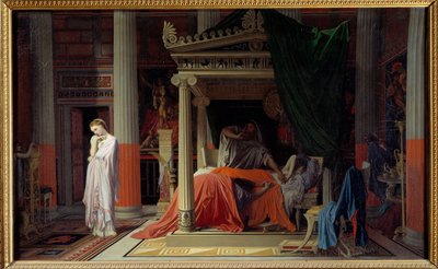Die Krankheit des Antiochus oder Antiochus und Stratonike von Jean Auguste Dominique Ingres