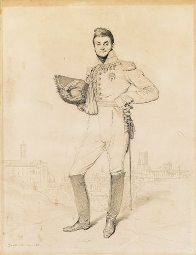 General Louis-Etienne Dulong de Rosnay, 1818 von Jean Auguste Dominique Ingres