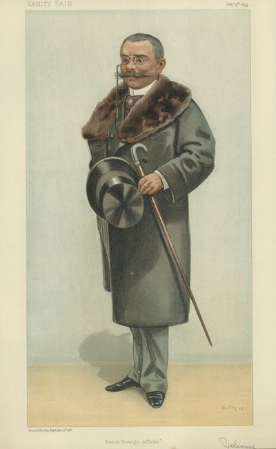 M Theophile Delcasse (Farblithographie) von Jean Baptiste (after) Guth