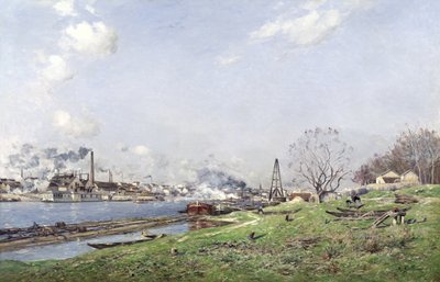 Die Seine bei Conflans-Charenton, 1892 von Jean Baptiste Antoine Guillemet