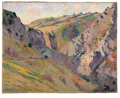 Die Höhlen von Prunal bei Pontgibaud von Jean Baptiste Armand Guillaumin