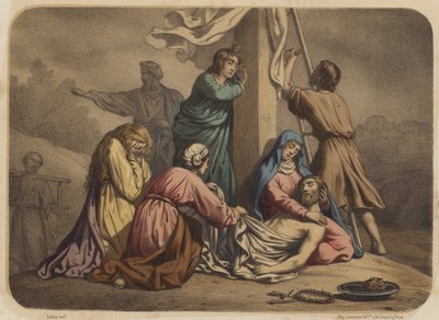 Die Kreuzabnahme von Jean Baptiste Auguste Leloir