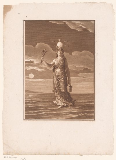 Isis, die Göttin mit den tausend Namen, oder die Natur personifiziert (La Déesse Myrionime, Isis, ou la Nature Personifiée) von Jean Baptiste Blaise Simonet