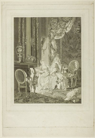 Die Gefahr des privaten Gesprächs von Jean Baptiste Blaise Simonet