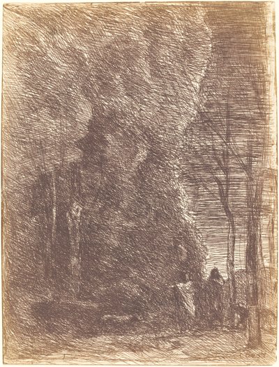Dante und Virgil (Dante et Virgile) von Jean Baptiste Camille Corot