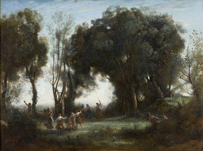 Ein Morgen. Der Tanz der Nymphen von Jean-Baptiste-Camille Corot