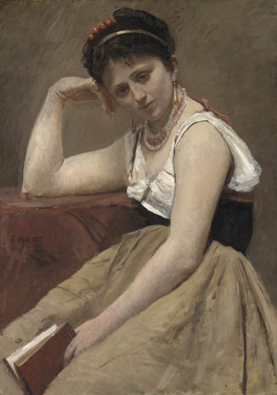 Unterbrochenes Lesen von Jean Baptiste Camille Corot