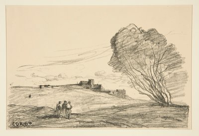 Das Außenfort von Jean Baptiste Camille Corot