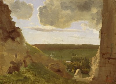 Mittelalterliche Ruinen, ca. 1828-30 von Jean Baptiste Camille Corot