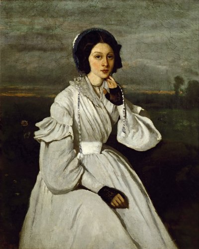 Porträt von Claire Sennegon von Jean Baptiste Camille Corot