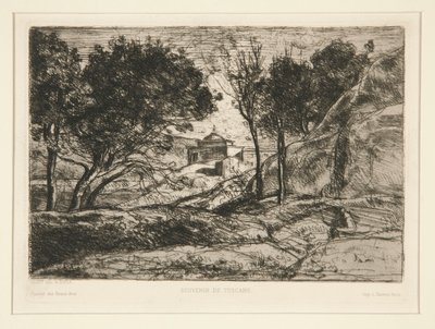 Erinnerung an die Toskana von Jean Baptiste Camille Corot