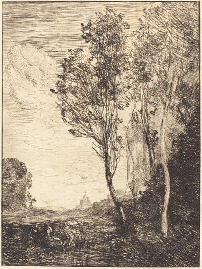 Erinnerung an Italien von Jean Baptiste Camille Corot