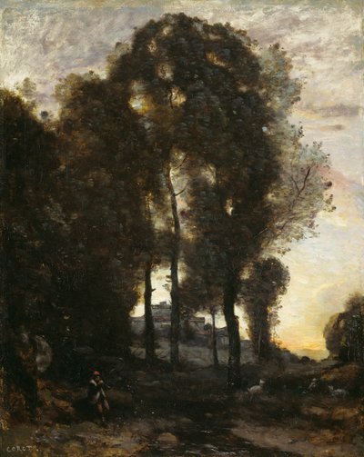 Erinnerung an Italien von Jean Baptiste Camille Corot