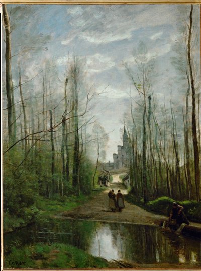 Die Kirche von Marissel von Jean-Baptiste-Camille Corot