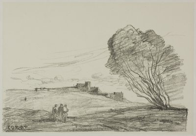 Das isolierte Fort von Jean Baptiste Camille Corot
