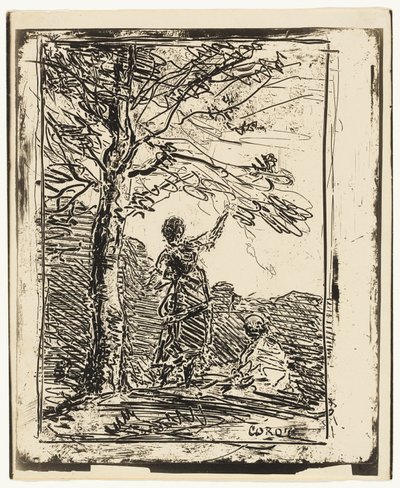 Die junge Jungfrau und der Tod von Jean Baptiste Camille Corot