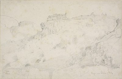 Ansicht von Nepi von Jean Baptiste Camille Corot