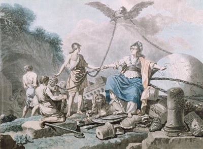 Allegorie der Befreiung der Sklaven von Jean Baptiste Chapuy