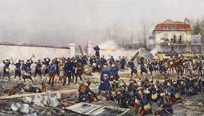 Die Verteidigung von Champigny von Jean Baptiste Edouard Detaille