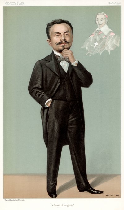 Affaires Etrangeres, Gabriel Hanotaux, französischer Staatsmann, 1896 von Jean Baptiste Guth