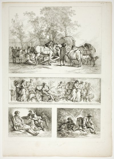 Tafel 27 von 38 aus Oeuvres de J. B. Huet von Jean Baptiste Huet