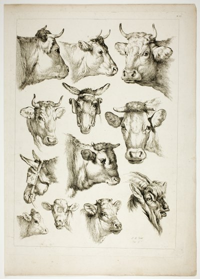 Platte 35 von 38 aus Oeuvres de J. B. Huet von Jean Baptiste Huet