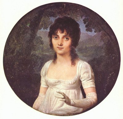 Porträt von Christine Boyer von Jean Baptiste Isabey