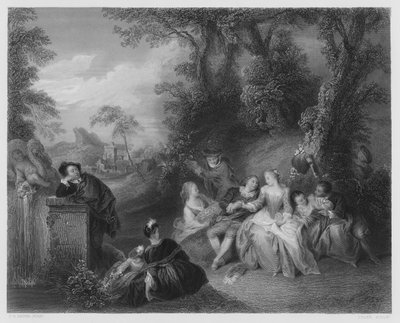 Ein ländliches Fest, nach dem Bild in der Königlichen Sammlung von Jean Baptiste Joseph (after) Pater