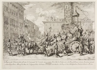 Die chinesische Maskerade von Jean Baptiste Marie Pierre